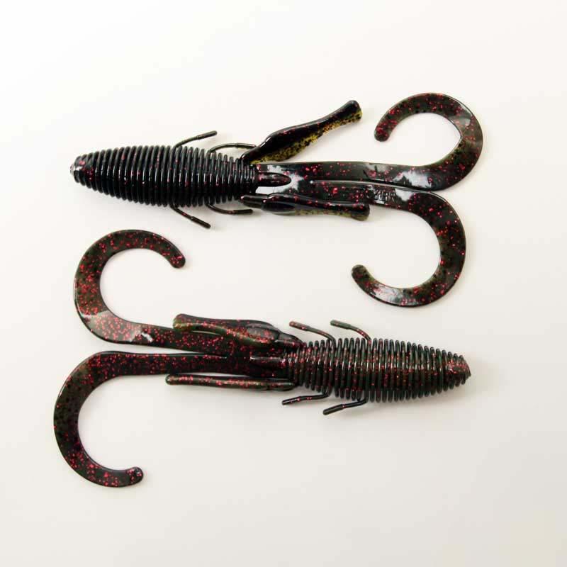 Yum Black Neon F2 Mighty Bug 3'' - Versatile Creature Fishing Bait