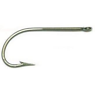 Mustad O'Shaughnessy Hook Stainless 100ct Size 4 - Bass Fishing Hub