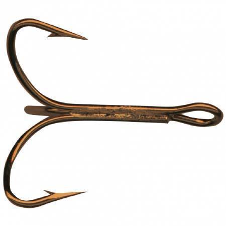 Mustad Treble Hook Bronze 6